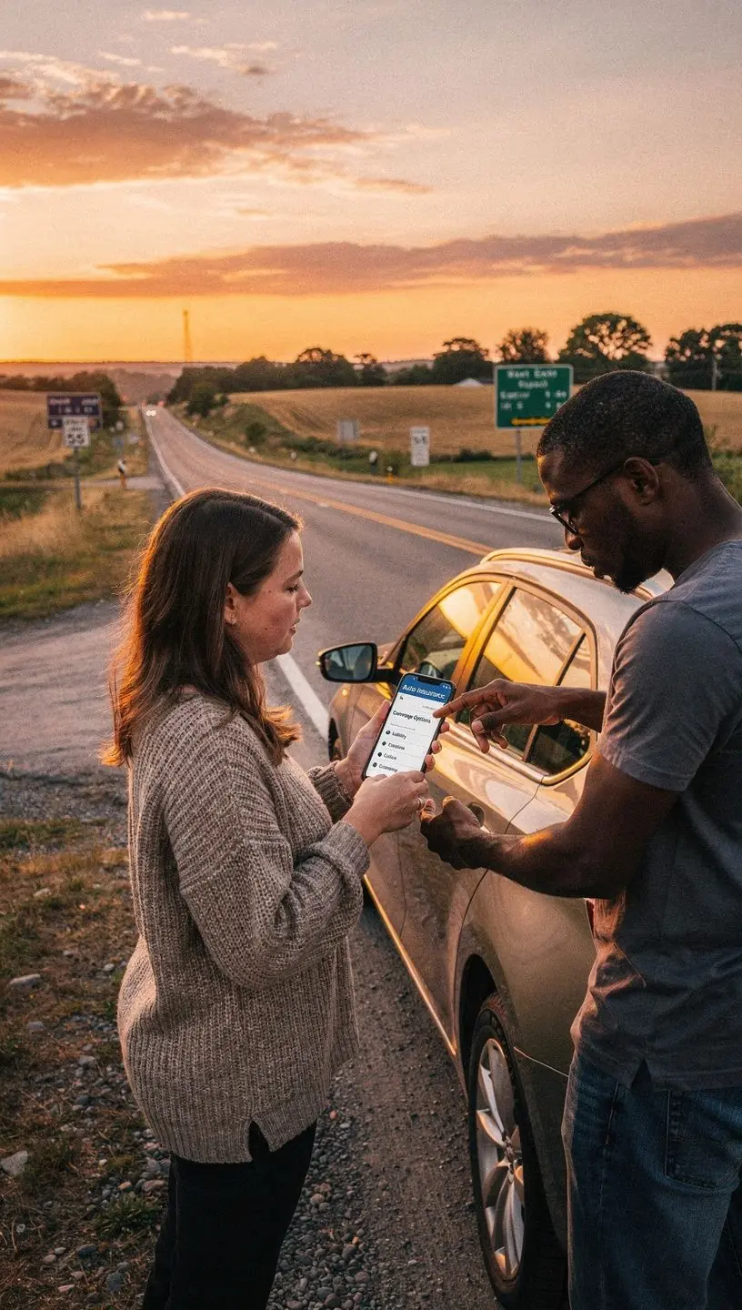 Tabela przedstawiająca różne opcje ubezpieczeń samochodowych na sezon letni.